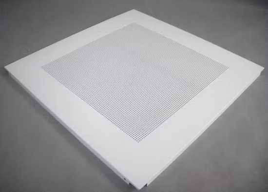 OEM перфорированный заводская цена металлический подвесной алюминиевый потолок для украшения офиса